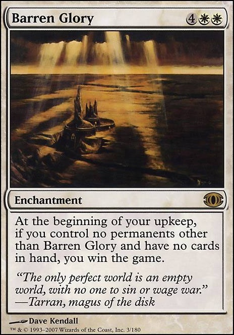 Featured card: Barren Glory