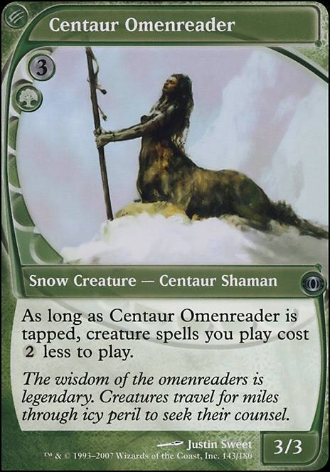 Featured card: Centaur Omenreader