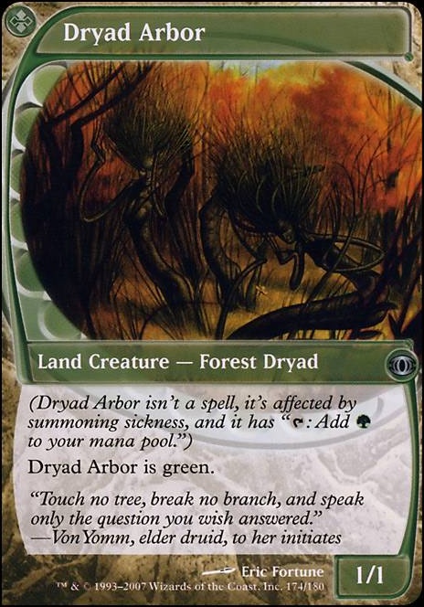 Dryad Arbor feature for Tatyova Combo DC