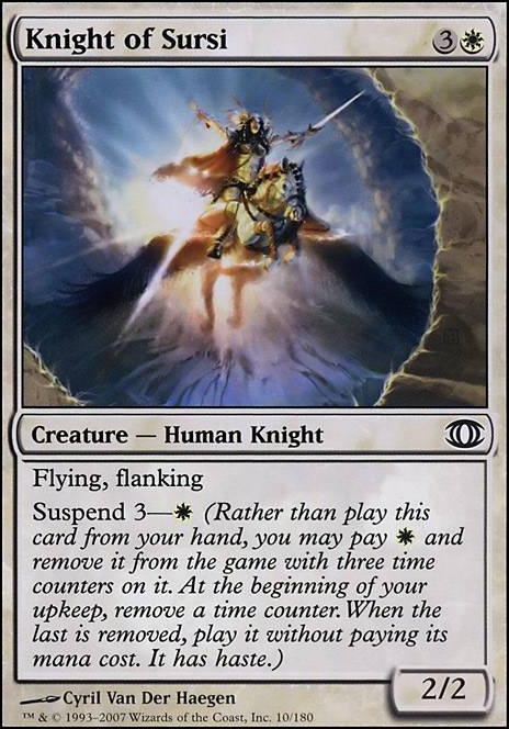 Knight of Sursi feature for The Flying Knights - Pauper EDH