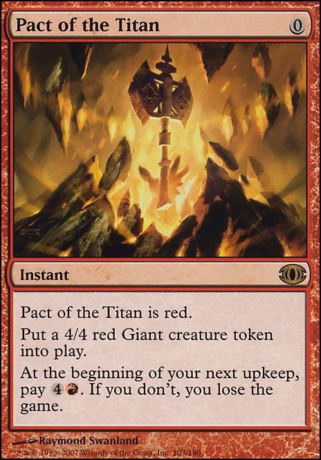 Featured card: Pact of the Titan