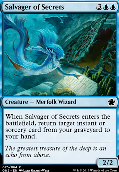 Salvager of Secrets feature for Merfolk Pauper Tribal