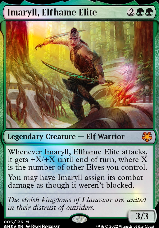 Imaryll, Elfhame Elite feature for Finale of Elves