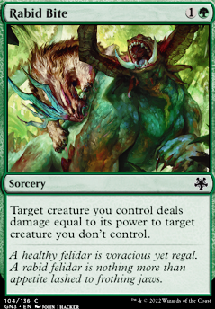 Rabid Bite feature for Stupid Green Pauper