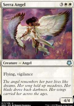 Serra Angel feature for Classic White Game Night Deck