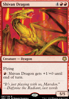 Shivan Dragon feature for Jund Ramp to Dragons