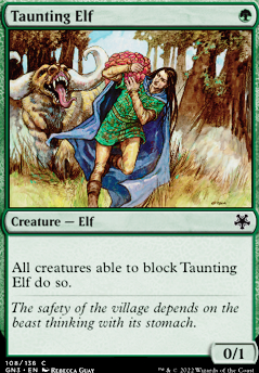 Featured card: Taunting Elf