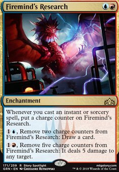 Firemind's Research feature for Niv-Mizzet, Izzet Nizzix-Wizzet