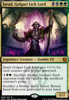 Jarad, Golgari Lich Lord feature for Golgari Commander