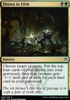 Drown in Filth feature for [Gravestorm] Sidisi Self-Mill Reanimator
