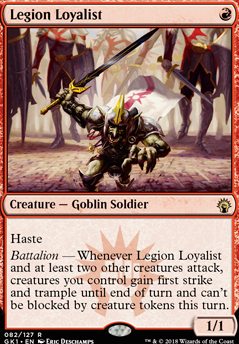Legion Loyalist feature for Iroas, God of Victory - 20 life - Duel Commander