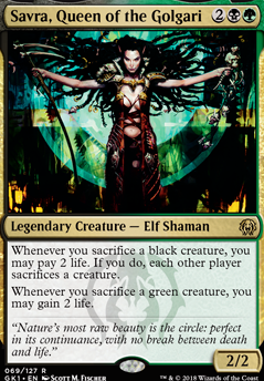 Savra, Queen of the Golgari feature for Highway to the Grave