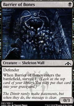 Featured card: Barrier of Bones