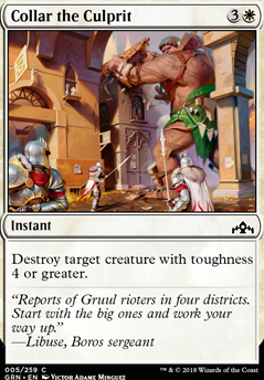 Collar the Culprit feature for Naya Aggro (Undefeated Prerelease Deck)