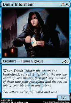 Dimir Informant feature for Eyes in the Skies