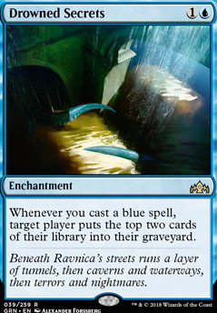 Drowned Secrets feature for Grixis Mill