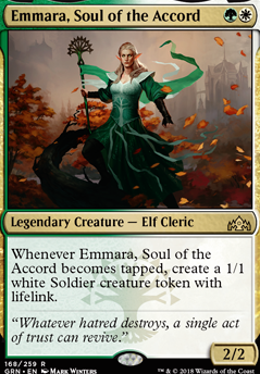 Emmara, Soul of the Accord feature for Selesnya Tokens