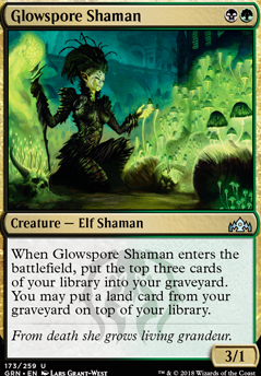 Glowspore Shaman feature for In times of war, only death flourishes