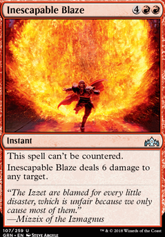 Inescapable Blaze feature for Ultimate Ravnica Cube