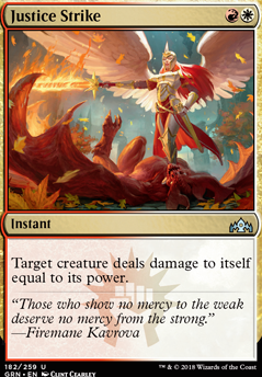 Justice Strike feature for Boros Self-Inflicted