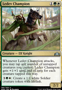 Ledev Champion feature for Selesnya Conclave