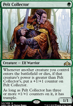 Pelt Collector feature for Budget—Simic Pelt Collector Evolve