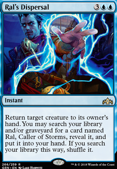 Ral's Dispersal feature for The Izzet League: Mad Science