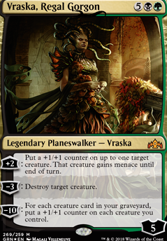 Vraska, Regal Gorgon feature for Vraska's Statue Garden