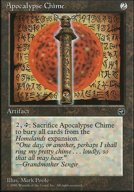 Apocalypse Chime feature for Homelands - Draft Cube