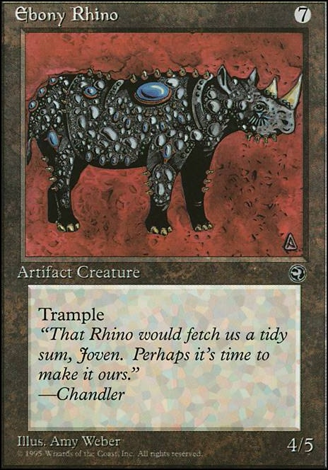 Featured card: Ebony Rhino