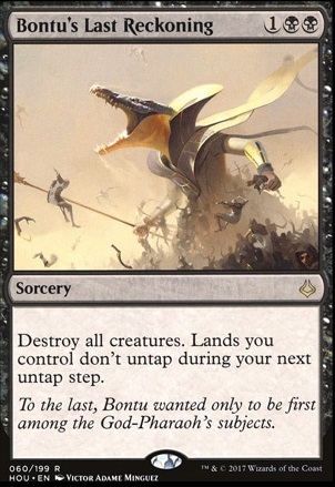 Featured card: Bontu's Last Reckoning