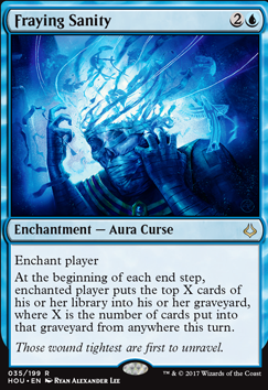 Fraying Sanity feature for Jace, Memory Adept Mill EDH