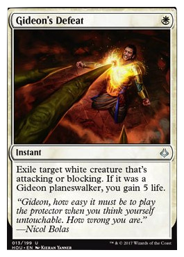 Featured card: Gideon's Defeat
