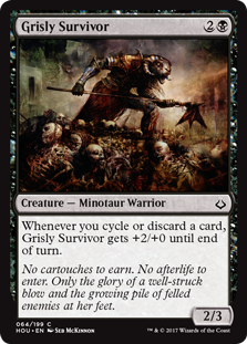Grisly Survivor feature for Don't Discard the Minotaurs!!
