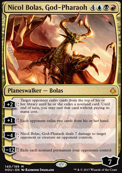 Nicol Bolas, God-Pharaoh feature for Grixis