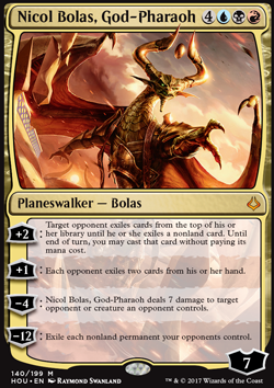 Nicol Bolas, God-Pharaoh feature for Deviation is near