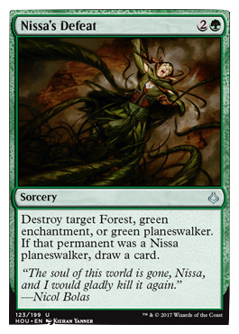 Featured card: Nissa's Defeat