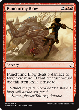 Featured card: Puncturing Blow