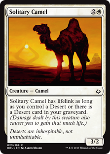 Featured card: Solitary Camel