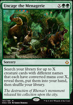 Featured card: Uncage the Menagerie