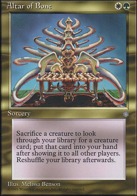 Featured card: Altar of Bone