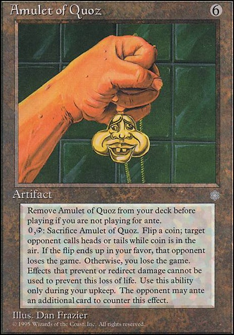 Featured card: Amulet of Quoz