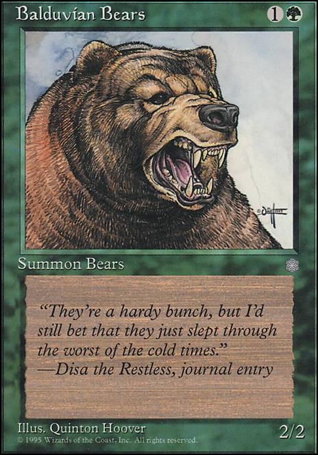 Featured card: Balduvian Bears