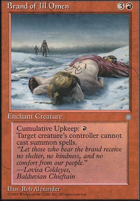 Featured card: Brand of Ill Omen