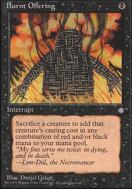 Featured card: Burnt Offering