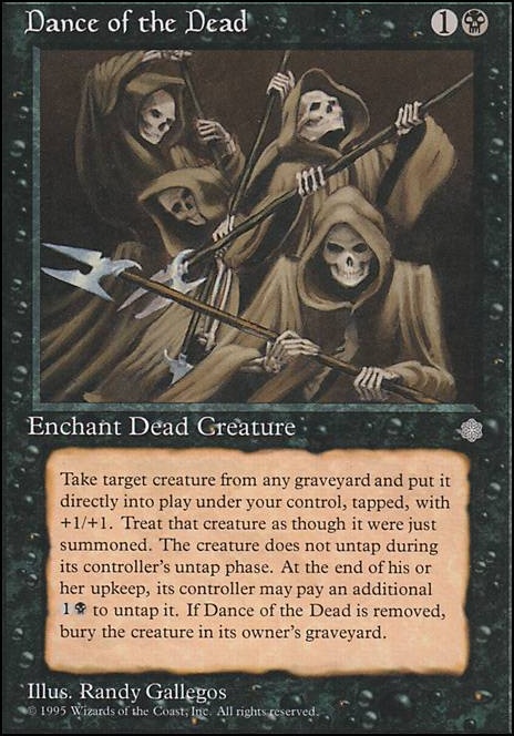 Dance of the Dead feature for Orah's Dirty Clergy [Aristocrats EDH]