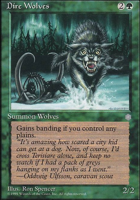 Featured card: Dire Wolves