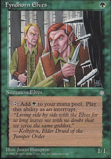 Featured card: Fyndhorn Elves