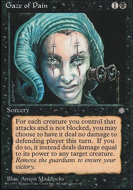 Gaze of Pain feature for Shadowblade [Budget EDH Shadow Tribal]