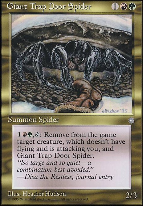 Featured card: Giant Trap Door Spider